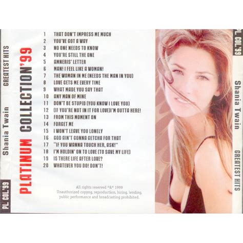 Greatest Hits 99 Shania Twain Mp3 Buy Full Tracklist
