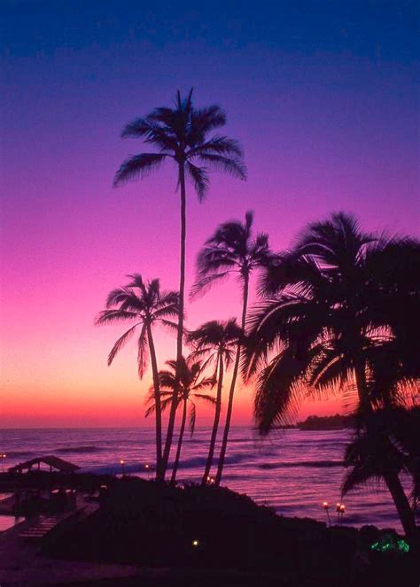 Welcome To My Little Dream World Purple Sunset Sunsets Hawaii