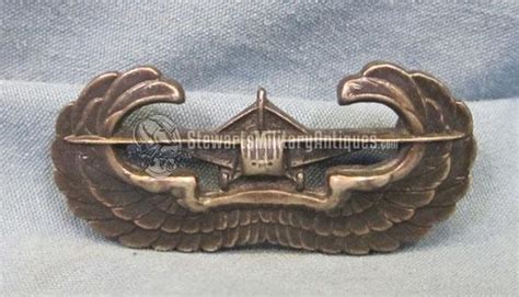 Stewarts Military Antiques Us Wwii Glider Troops Badge Sterling