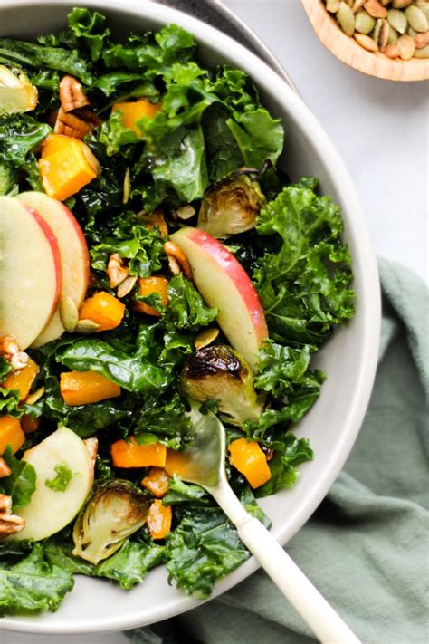 Autumn Harvest Salad With Maple Cinnamon Vinaigrette Our Balanced Bowl