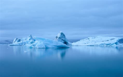 Download Wallpaper 3840x2400 Glacier Ice Iceberg Snow Water 4k