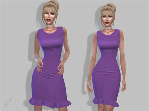 Casual Wear Dress By Pizazz At Tsr Sims 4 Updates