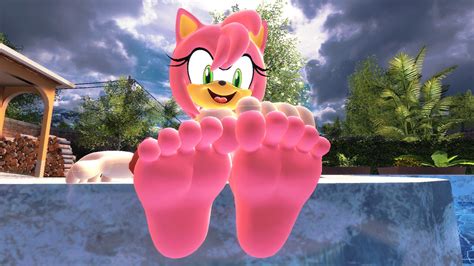 Amy Rose Soft Pink Feet By Jhedral On Deviantart
