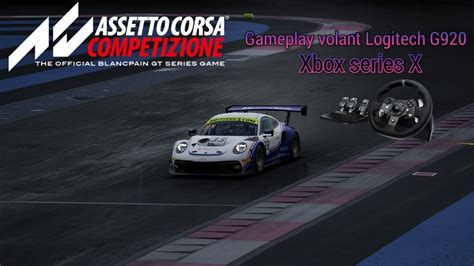 Assetto Corsa Competizione Gameplay Volant Logitech G Xbox Series X