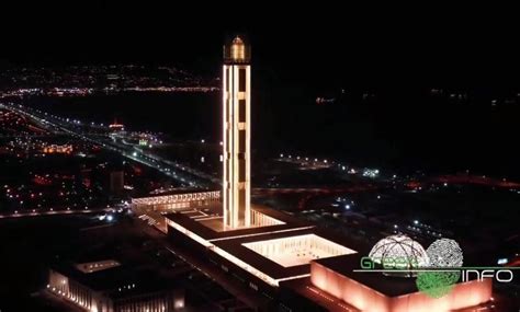 المسجد الاعظم في الجزائرنظرة من السماء الوطن برس