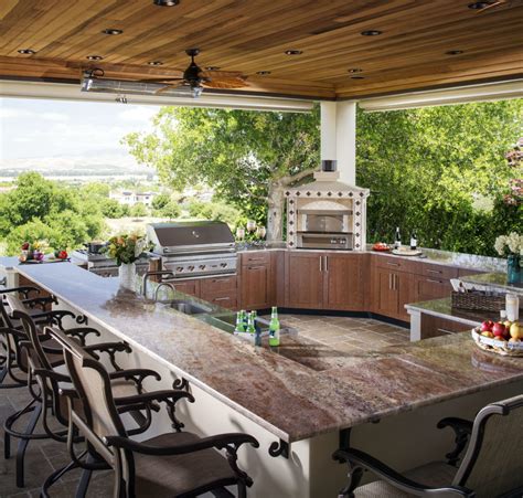 The idea is to have a a contemporary outdoor kitchen is cool because it features clean, crisp lines that still have everything. Does an Outdoor Kitchen Add Value to a Home? | Danver