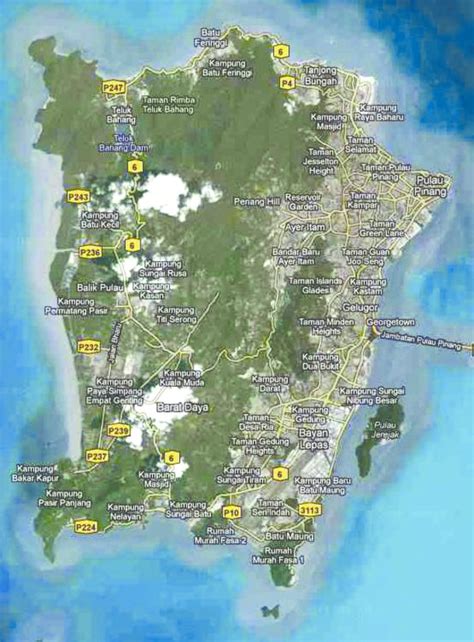 Penang Island (Google map). | Download Scientific Diagram