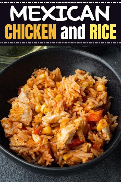 One Pan Mexican Chicken And Rice Recipe Insanely Good