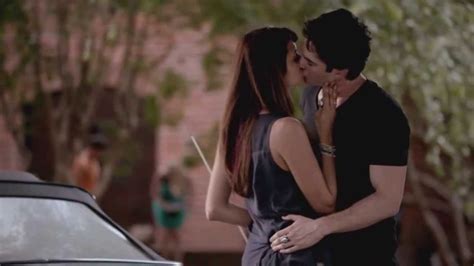 Damon And Elena 5x02 Kiss Scene Youtube