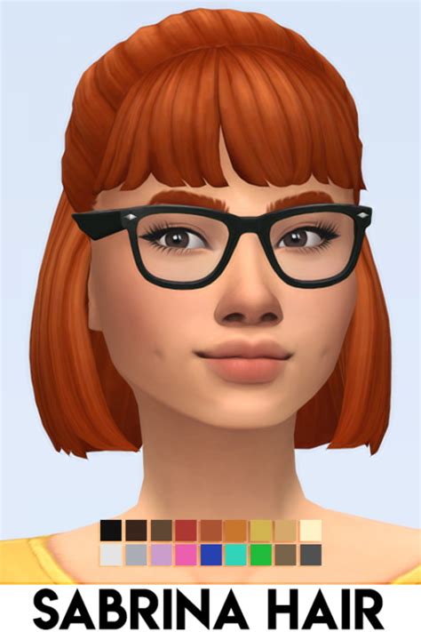 Sims 4 Hairs ~ Imvikai Sabrina Hair