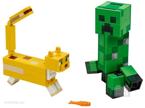 Lego 21156 Bigfig Creeper And Ocelot Minecraft