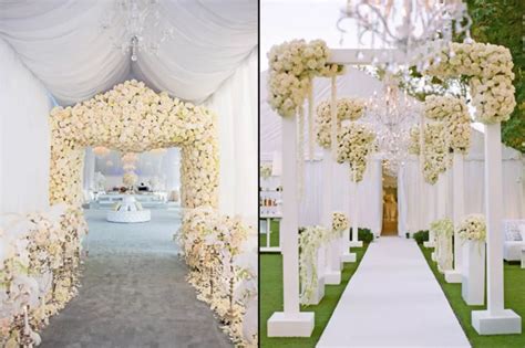 10 Wedding Decor Ideas For The Main Entrance Of The Wedding Venue