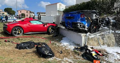 Watch Two Ferraris Fly To Their Doom In This Nerve Wrecking Video