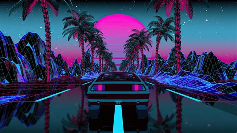 Delorean Outrun 4k Hd Artist 4k Wallpapers Images