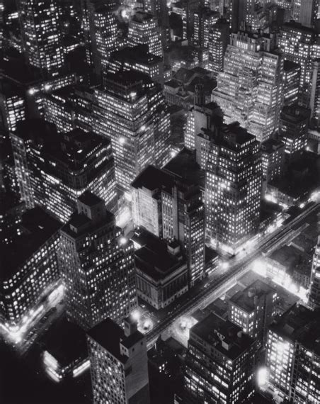berenice abbott new york at night 1932 circa 1980 mutualart