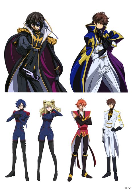 Akito The Exiled Julius Kingsley Suzaku Kururugi Ashley Ashura Akito Hyuuga Leila Malcal