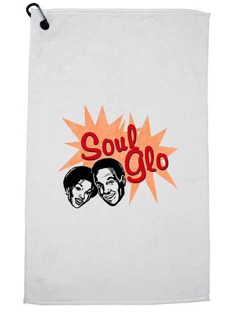 Fictitious Soul Glo Jerry Curl Hair Care Funny Iconic Golf Towel With