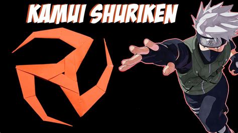 Easy Origami Ninja Star Kamui Shuriken Kakashi How To Make Naruto