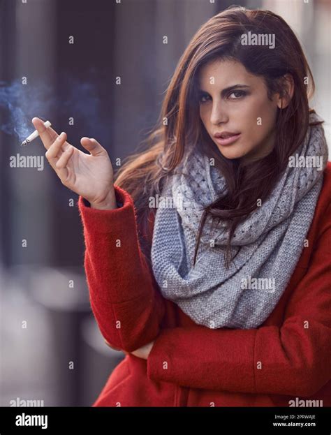 Smoking Hot Portrait Of A Beautiful And Fashionable Young Woman