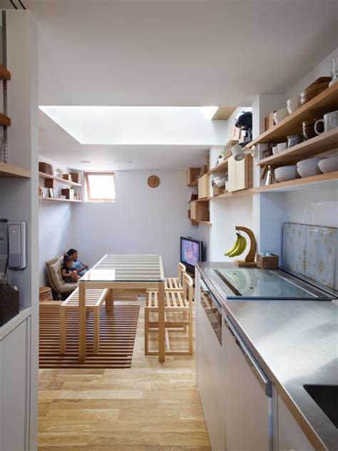 Narrow House In Japan With A Vertically Living Space