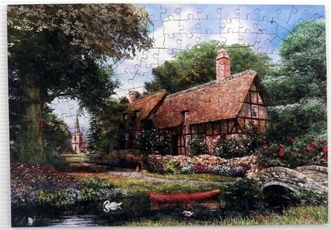 Wentworth 250 Piece Wood Puzzle With Whimsy Pieces Titled Summer