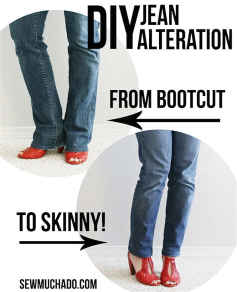 How To Turn Bootcut Jeans Into Skinny Jeans Make