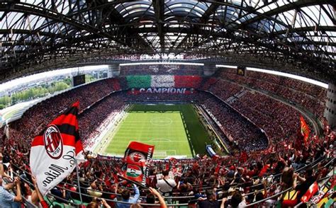 Live Football Stadio San Siro Ac Milan And Inter Milano Stadium