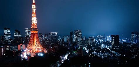 1024x500 Tokyo Tower At Night 1024x500 Resolution Wallpaper Hd City 4k