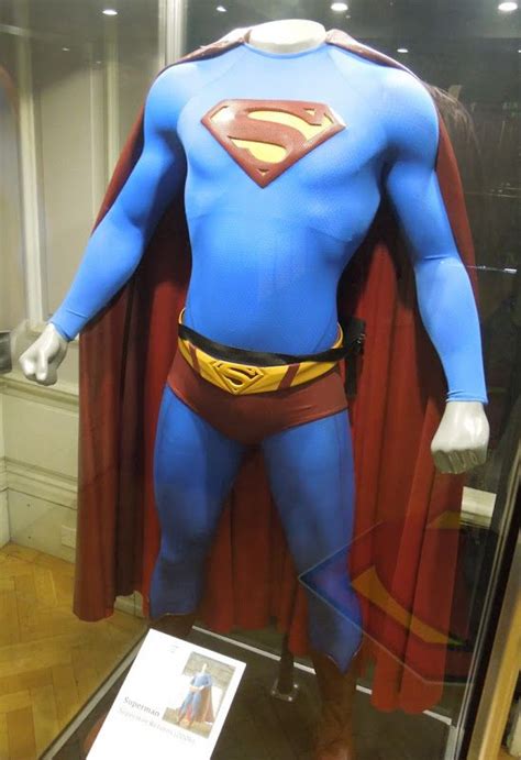 superman returns costume worn by brandon routh superman returns superman suit original
