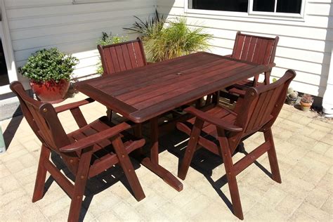 Weathered wooden outdoor furniture — ProGroup