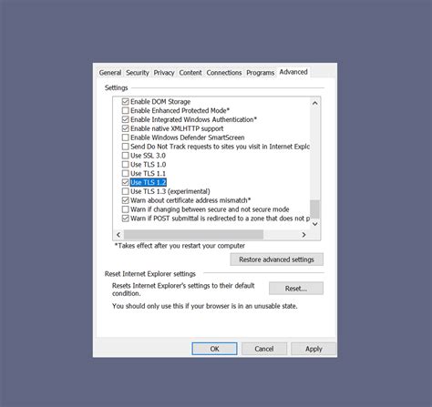 Enabling Tls 12 In Internet Explorer Freshdesk