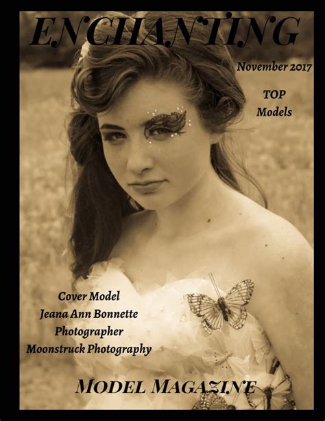 November 2017 Top Models Enchanting Model Magazine Von Elizabeth A
