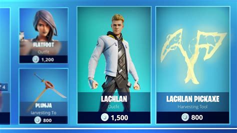 New Lachlan Skin Out Now Fortnite Item Shop Countdown Live November