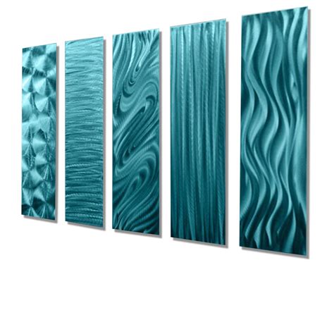 Top 15 Of Turquoise Metal Wall Art
