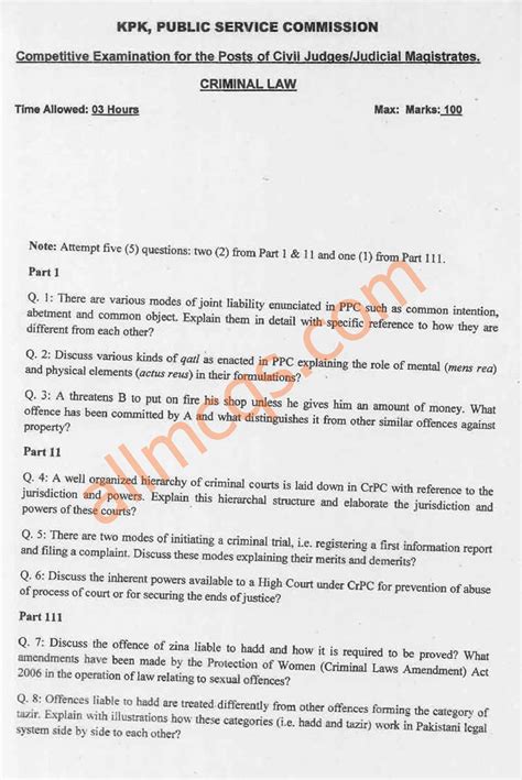 This search is for locating previous years exam papers. Past Papers of Civil Judges Judicial Magistrates ...