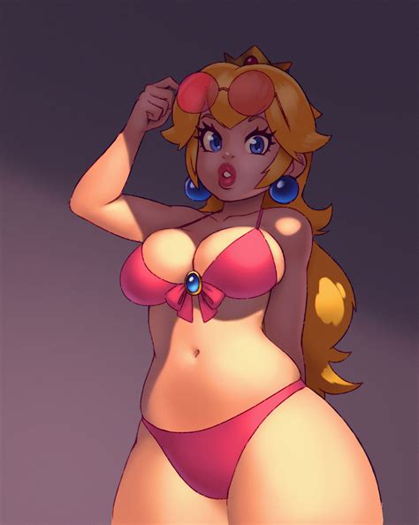 Princess Peach Mario Drawn By Riz Danbooru