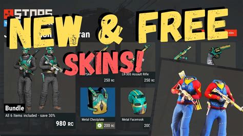 Rust Console NEW Skin Sets FREE Skins YouTube
