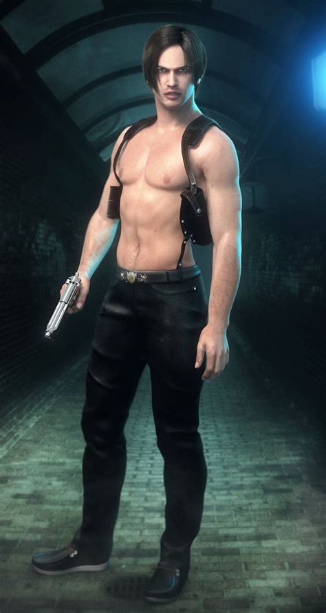 Leon S Kennedy Shirtless Version By Javiermicheal On Deviantart Leon S Kennedy Shirtless