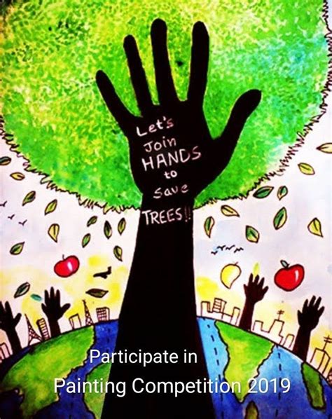 Slogan On Save Trees Drawing Moody Decors