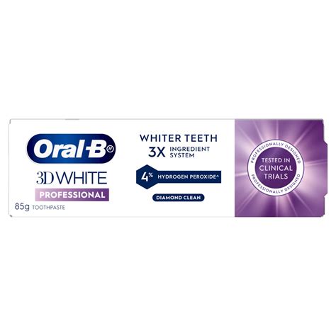 Oral B 3dwhite Professional Diamond Clean Toothpaste 85g