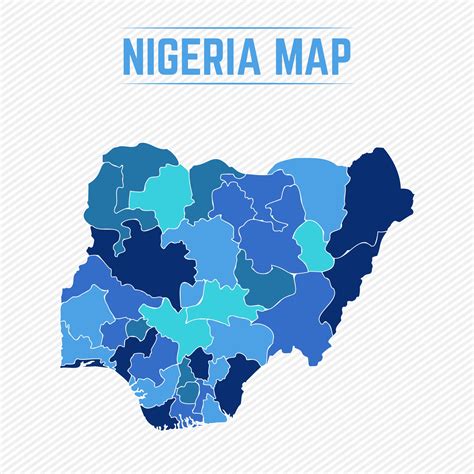 Nigeria Map Vector Art Icons And Graphics For Free Download