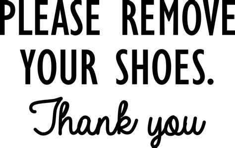 Shoes Off Please Remove Your Shoes Sign Printable Leather Shoes