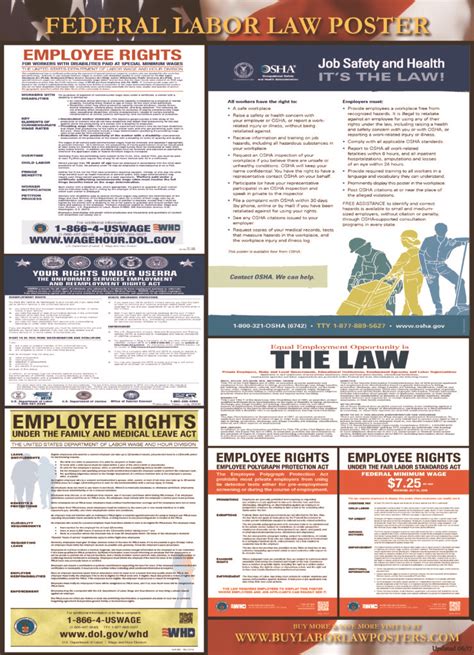printable labor law posters
