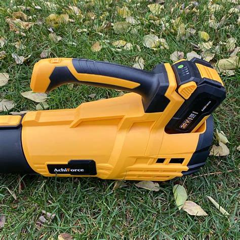 Remarkably, you need to put the battery in and squeeze the trigger. AchiForce cordless leaf blower review - The Gadgeteer ...