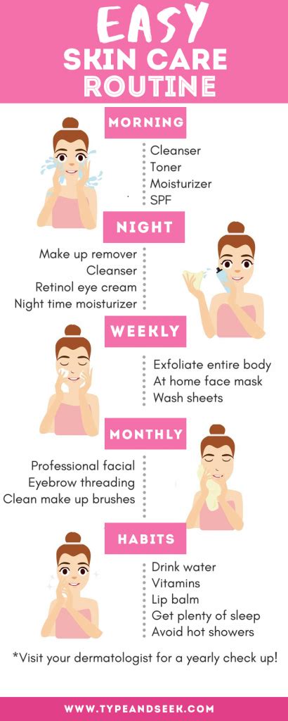 Easy Skin Care Routine That Works Wonders Type And Seek Care Easy