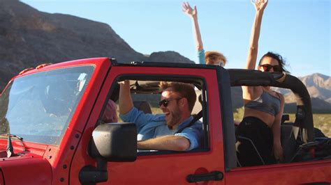 Friends On Road Trip Driving In Convertible Stock Footage Sbv 304981666 Storyblocks