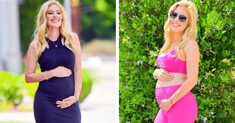 Heidi Montag Looks Radiant As She Bares It All For Nude Maternity Photo Shoot Meaww