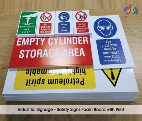 Acrylic Yellow Hazard Sign Thickness 5 30 Mm Packaging Type Box At