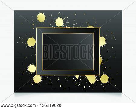 Golden Black Shiny Vector Photo Free Trial Bigstock