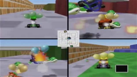 Mario Kart 64 Battle Mode Commentary Youtube